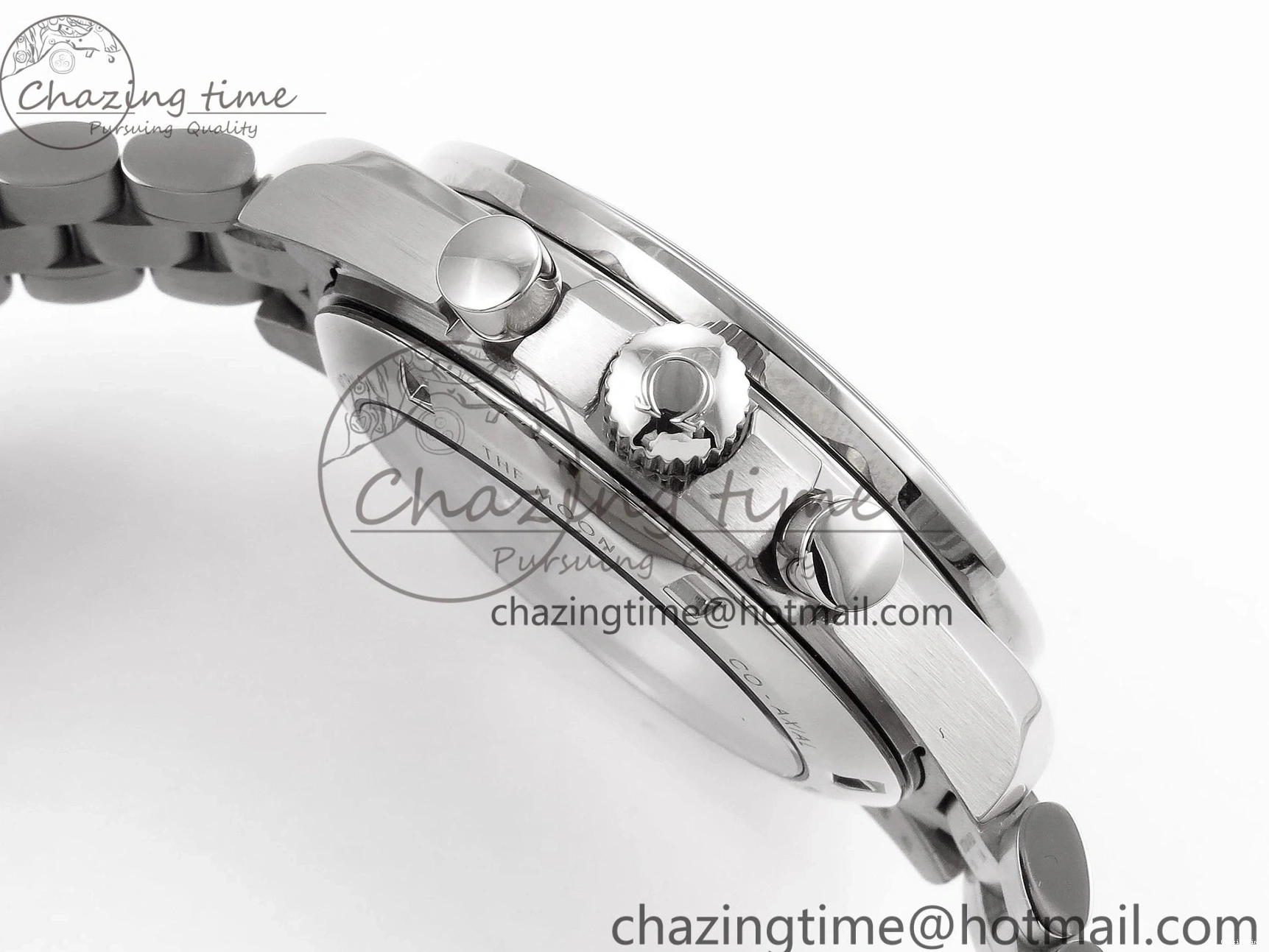 0302 Classic Speedmaster SS RMF Best Edition White Dial on SS Bracelet Lemania HW 7723